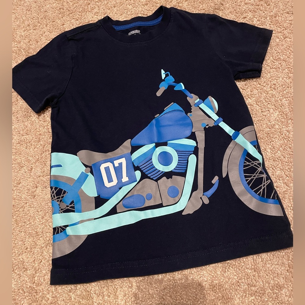 •Gymboree•3t•motorcycle•blue•excellent condition•